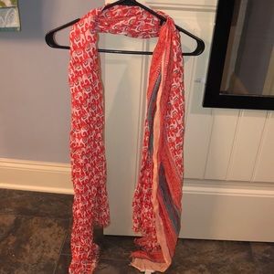 Banana Republic Elephant themed scarf.
